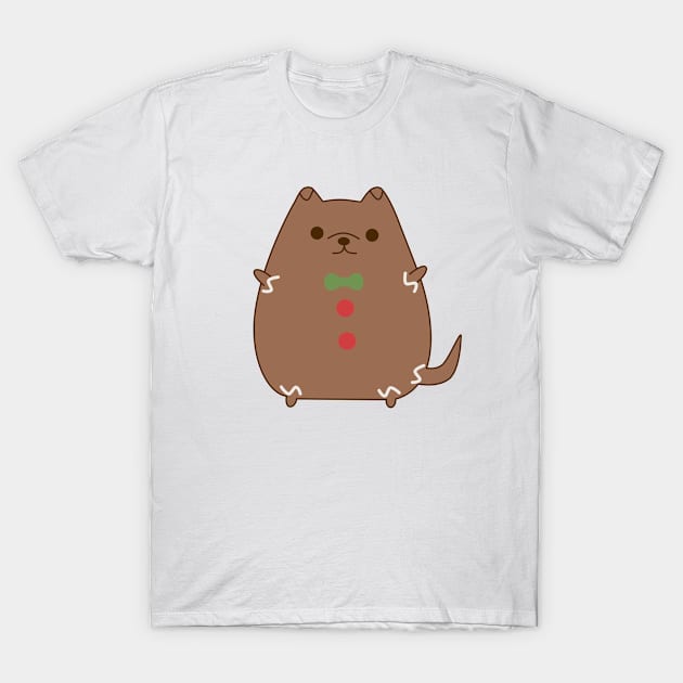 Christmas Gingerbread Pupsheen T-Shirt by AstralWisp